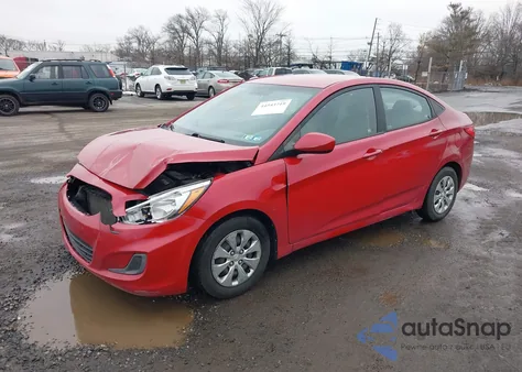 2017 Hyundai Accent Se из США, поврежденный, VIN KMHCT4AEXHU187818